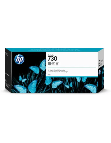 HP Cartucho de tinta HP DesignJet 730 gris de 300 ml