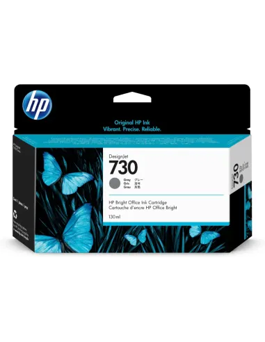 HP Cartucho de tinta HP DesignJet 730 gris de 130 ml