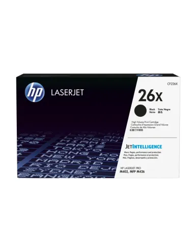 HP Cartucho de tóner original HP LaserJet 26X de alta capacidad negro