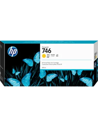 HP Cartucho de tinta amarilla HP DesignJet 746 de 300 ml