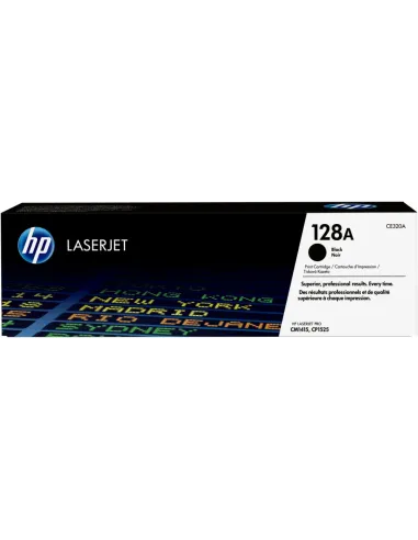 HP Cartucho de tóner original LaserJet HP 128A negro