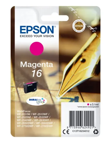 Epson Pen and crossword Cartucho 16 magenta