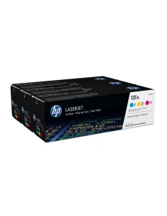 HP Pack de ahorro de 3 cartuchos de tóner original HP 131A cian/magenta/amarillo