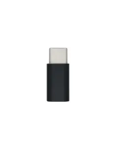 AISENS Mini Adaptador USB-С USB 2.0, Tipo Micro-B/H-USB-С/M, Negro