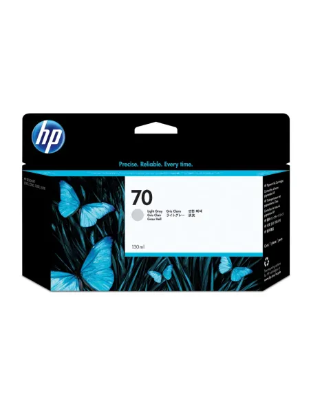 HP Cartucho de tinta DesignJet HP 70 gris claro de 130 ml