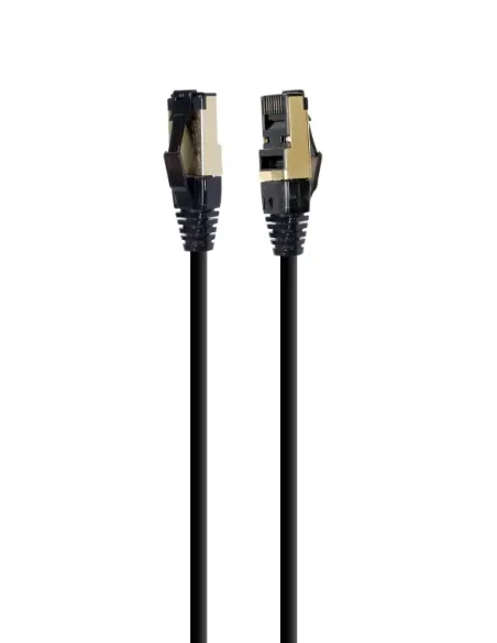 CABLE RED S-FTP GEMBIRD CAT 8 LSZH NEGRO 2 M