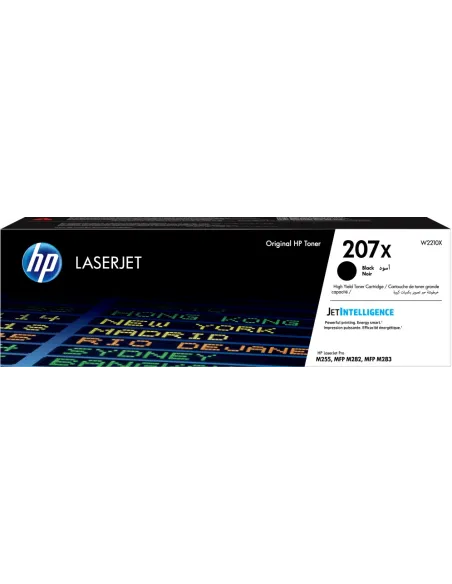 HP Cartucho de tóner Original HP 207X LaserJet negro de alta capacidad