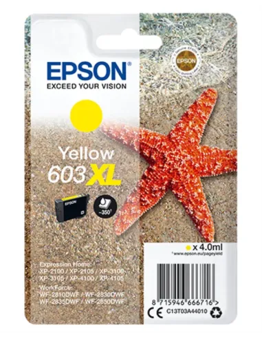 Epson Singlepack Yellow 603XL Ink