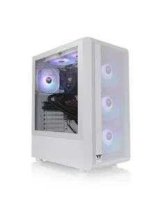 CAJA THERMALTAKE S200 TG ATX 2XUSB 3.0 ARGB SIN FUENTE BLANCO