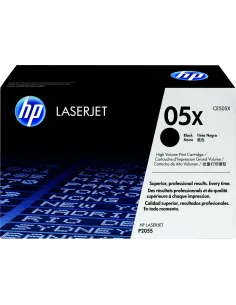 HP Cartucho de tóner original LaserJet HP 05X de alta capacidad negro