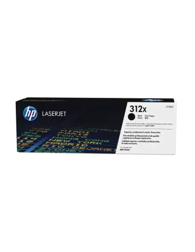 HP Cartucho de tóner de alta capacidad HP 312X negro para LaserJet