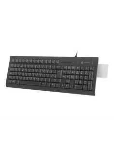 TECLADO NATEC MORAY CON LECTOR DE TARJETAS INTELIGENTES USB NEGRO