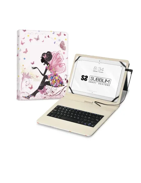 FUNDA CON TECLADO MICRO USB – TYPE C KEYTAB USB 11" HADAS FUNDA CON TECLADO MICRO USB – TYPE C KEYTAB USB 11" HADAS