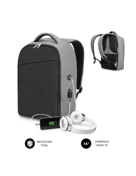 MOCHILA ANTIRROBO SECURE V2 AP ANTITHEFT BACKPACK 16" BLACK