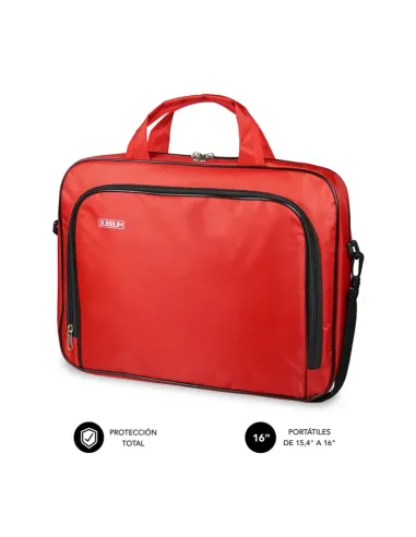 SUBBLIM Maletín Ordenador Oxford Laptop Bag 15,4-16" Red