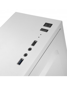 Mars Gaming MC100W Caja PC ATX Ventilador 90mm FRGB Convect-Cool Blanco