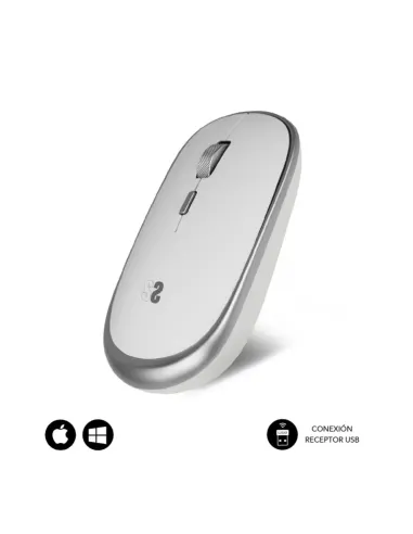 RATÓN ÓPTICO INALÁMBRICO WIRELESS MINI MOUSE SILVER