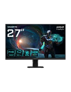 GIGABYTE GS27FA Monitor para juegos de 27” FHD - 1920 x 1080 (FHD), 180Hz, 1ms, 300 cd/m², FreeSync, HDR Ready, HDMI 2.0