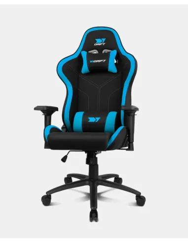 DRIFT DR110BL silla para videojuegos Butaca para jugar Asiento acolchado Negro, Azul