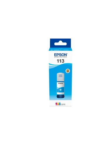 Epson 113 EcoTank Pigment Cyan ink bottle