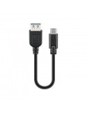 CABLE USB(A) 3.0 A USB(C) 3.0 GOOBAY 0.2M NEGRO