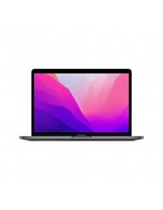 Portatil apple macbook pro 13 2022 - apple m2 - 8gb - ssd 256gb - 13.3pulgadas - space grey