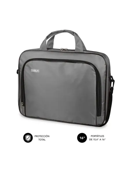 SUBBLIM Maletín Ordenador Oxford Laptop Bag 15,4-16" Grey SUBBLIM Maletín Ordenador Oxford Laptop Bag 15,4-16" Grey