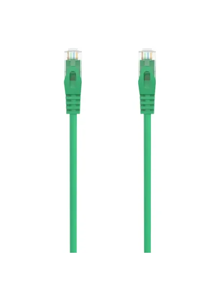 AISENS Cable de Red Latiguillo RJ45 LSZH Cat.6A 500 Mhz UTP AWG24, Verde, 1.0M