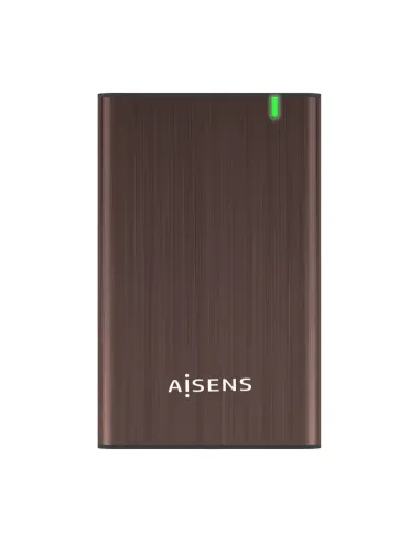 AISENS Caja Externa 2.5" ASE-2525BWN 9.5 mm SATA A USB 3.0/USB 3.1 Gen1, Marron