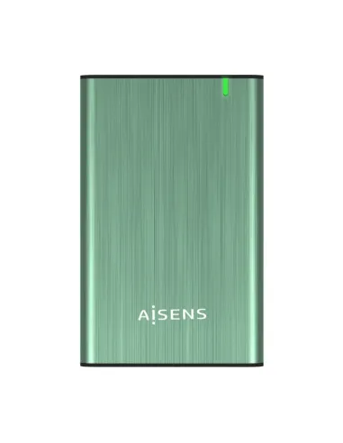 AISENS Caja Externa 2.5" ASE-2525SGN 9.5 mm SATA A USB 3.0/USB 3.1 Gen1, Verde Primavera