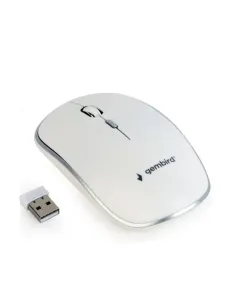 RATON GEMBIRD OPTICO SILENCIOSO BLANCO RF INALAMBRICO PILAS