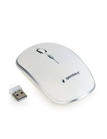 RATON OPTICO INALAMBRICO GEMBIRD BLANCO