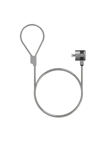 AISENS Cable de Seguridad con Cerradura de Llave para Ordenador, Monitor, Portatil 1.5 m