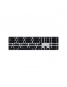 Teclado apple magic keyboard touch id numerico t.n original de apple -  para mac -  teclas negras -  español