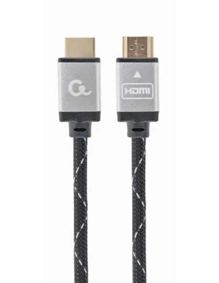 CABLE TRENZADO HDMI 2.0 4K 60HZ GEMBIRD SELECT PLUS SERIES CON ETHERNET 5M NEGRO