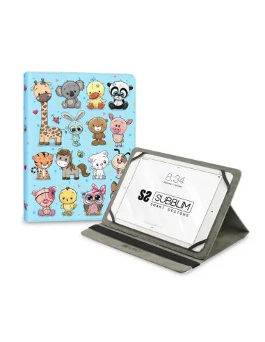 FUNDA TABLET UNIVERSAL TRENDY CASE ANIMALS 11"