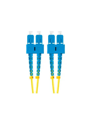 LATIGUILLO FIBRA 2M LANBERG MONO SC/UPC-SC/UPC DUPLEX G657A1 LSZH AMARILLO