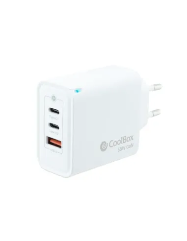 CoolBox Cargador USB 65W con tecnología GaN