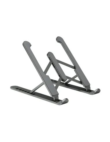 AISENS Soporte De Sobremesa Ajustable Para Portatil / Tablet, Gris Oscuro