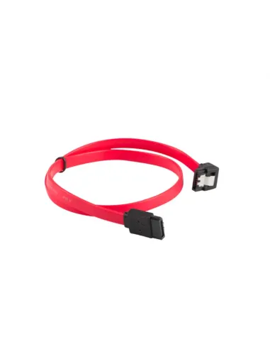 CABLE SATA III LANBERG 6GB/S HEMBRA HEMBRA ANGULO CLIP METAL 0.5M