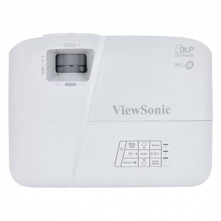 Viewsonic PA503S videoproyector Proyector de alcance estándar 3600 lúmenes ANSI DLP SVGA (800x600) Gris, Blanco