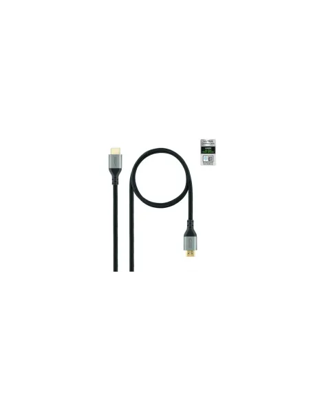 Nanocable Cable HDMI 2.1 Certificado ULTRA HIGH SPEED A/M-A/M, Negro, 2 m Nanocable Cable HDMI 2.1 Certificado ULTRA HIGH SPEED A/M-A/M, Negro, 2 m