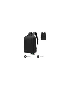 SUBBLIM City Backpack Mochila para portátil 15.6", Poliéster Oxford, Negra