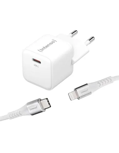 Intenso | Cargador pared GaN W30C USB-C|blanco