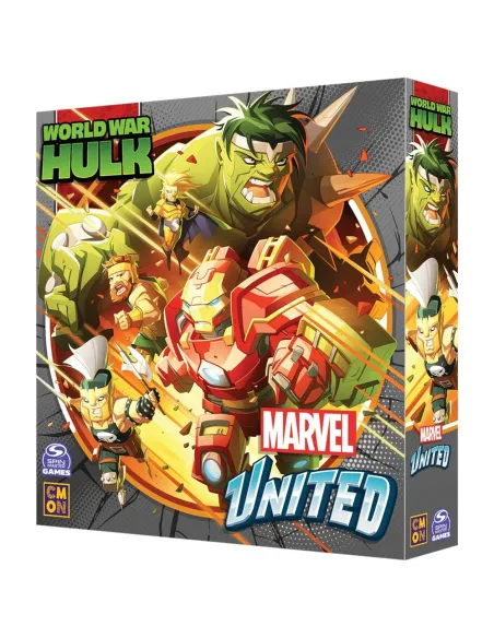 Juego de mesa marvel united world war hulk