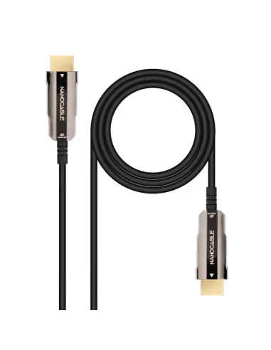 Cable hdmi 4k nanocable 10m -  macho - macho fibra optica