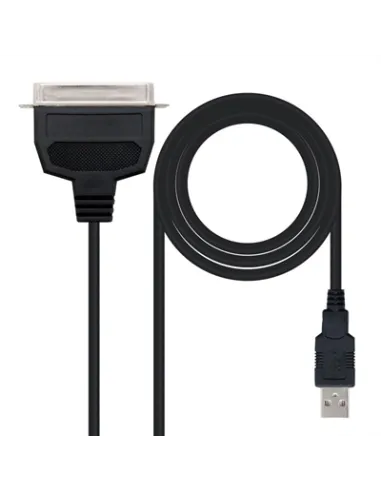 Conversor nanocable usb a paralelo impresora - tipo a - m - cn36(ieee1284) - m - negro - 1.5m