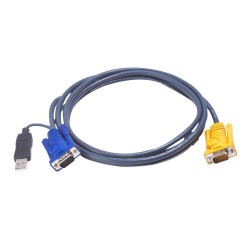 ATEN Cable KVM USB con SPHD 3 en 1 y conversor PS 2 a USB integrado de 6 m