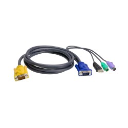 ATEN Cable KVM PS 2-USB de 3 m