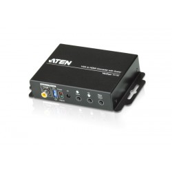 ATEN Conversor de VGA Audio a HDMI con escalador